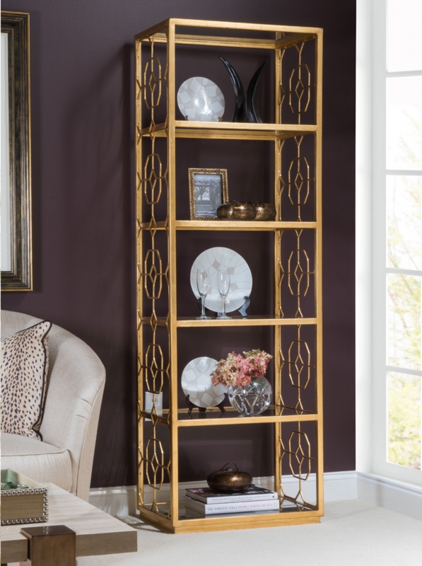 Metal Designs Honeycomb Slim Etagere