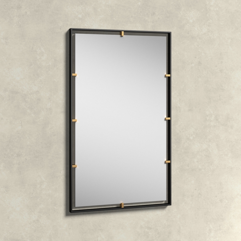 Metal Flat Wall Mirror