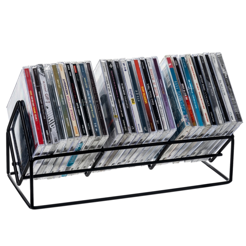 Metal Multimedia Tabletop Storage