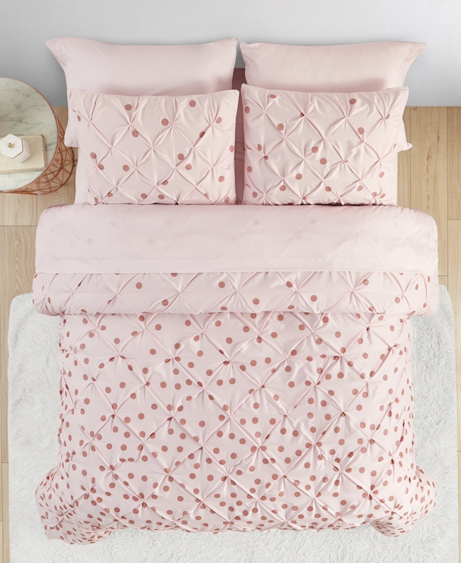 Metallic Modern & Contemporary Percale Ombre Comforter Set