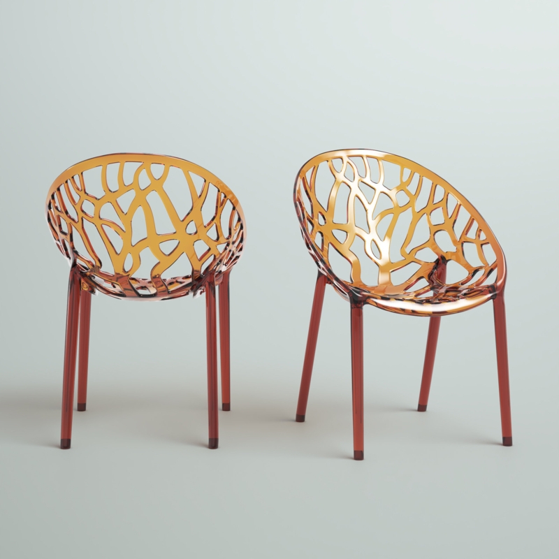 Metrocles Outdoor Stacking Dining Side Chair