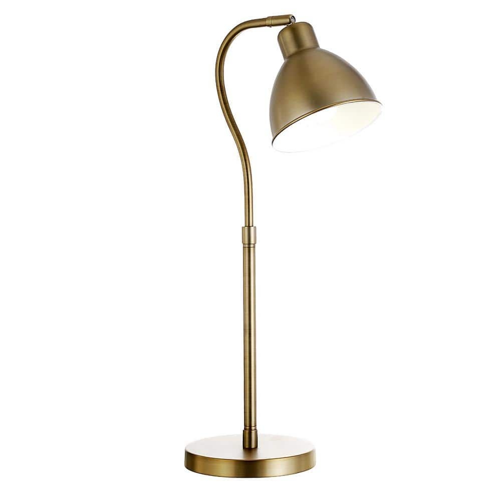 Meyer&Cross Vincent 25 in. Brass Table Lamp with Metal Shade