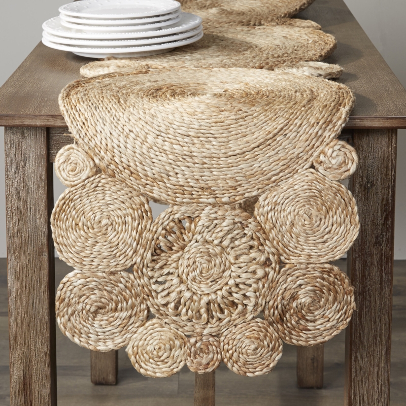 Mezzo Rectangle Jute Table Runner