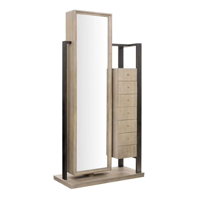 Mirror Semanier With Storage