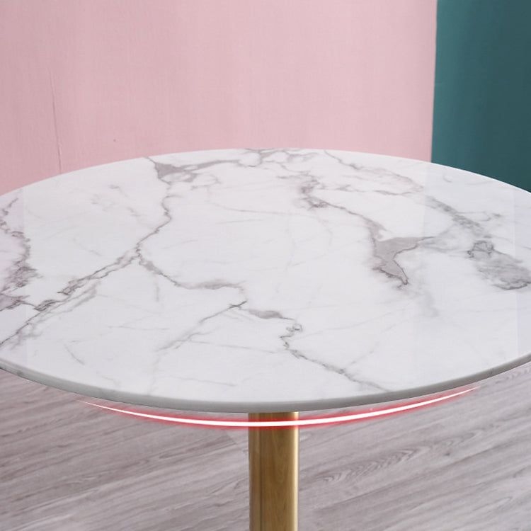 Modern 1/3/5 Pieces Dining Set Faux Marble Dining Table for Home Use - 1 Grey Chair
