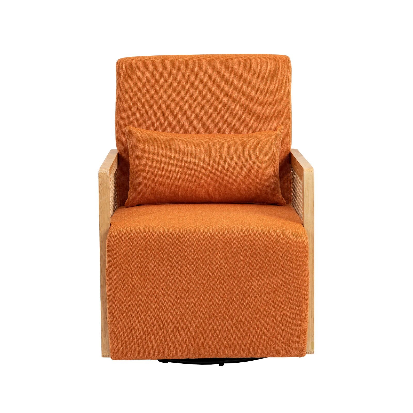 Modern Comfortable Upholstered Accent Chair Linen Accent Chair For Living Room