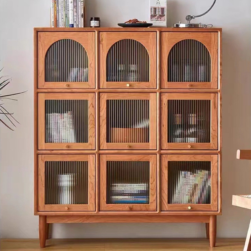 Modern Simple Solid Wood Accent Cabinet Solid Wood Accent Cabinet