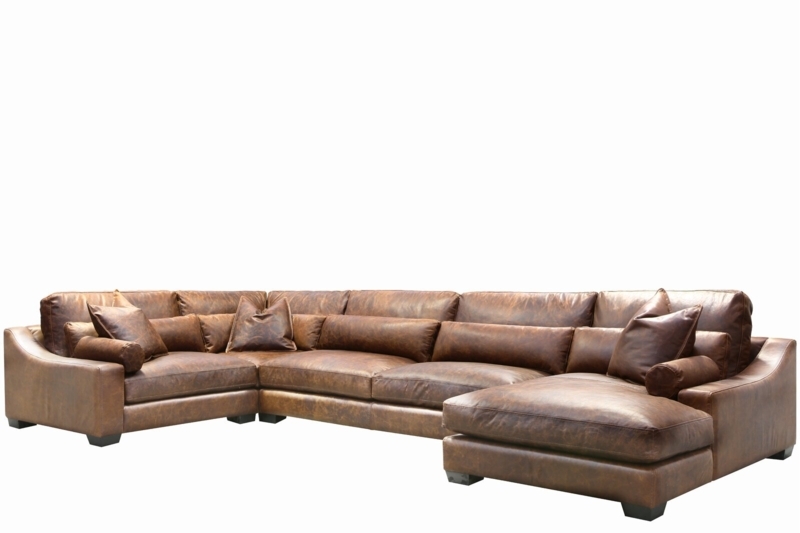 Montecarlo 4 - Piece Leather Sectional