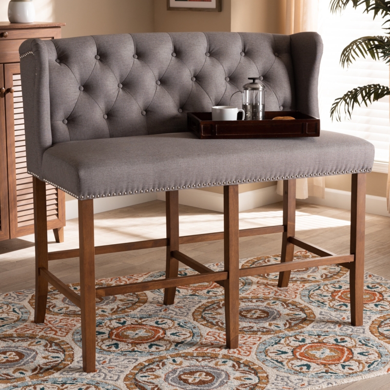 Monti Polyester Upholstered Bench