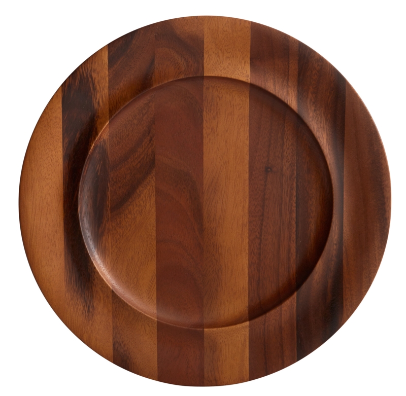 Nambe Skye Wood Charger