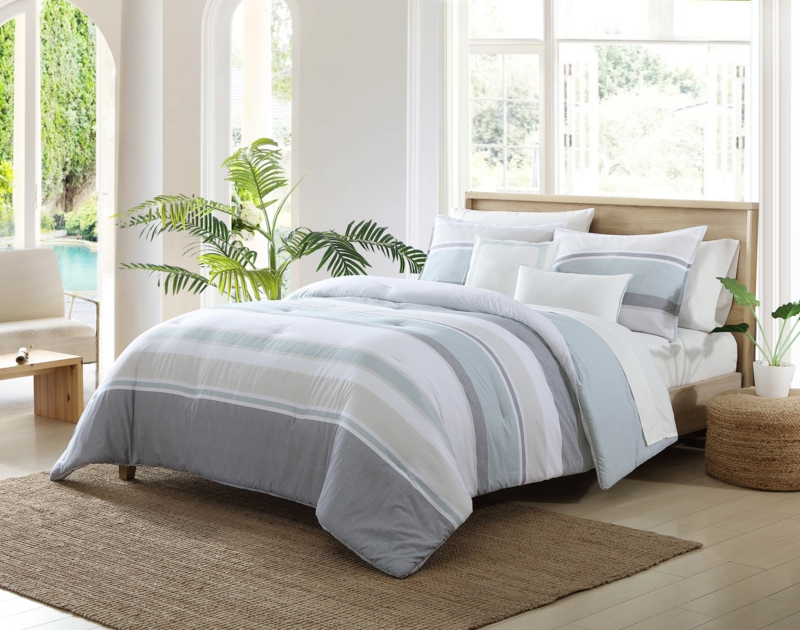 Nautica Westport Navy Cotton Comforter Bonus Set