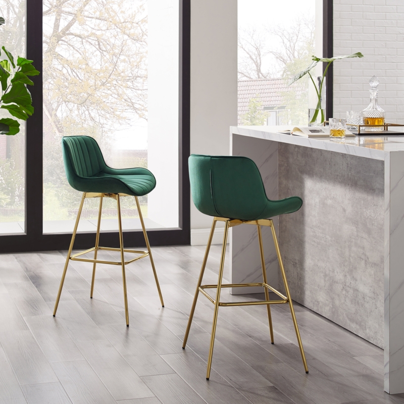 Neuhaus Swivel 28.94'' Bar Stool (Set of 2)