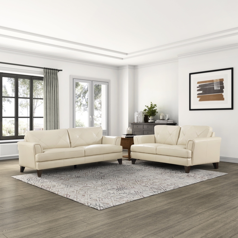 Nico 2 - Piece Leather Living Room Set