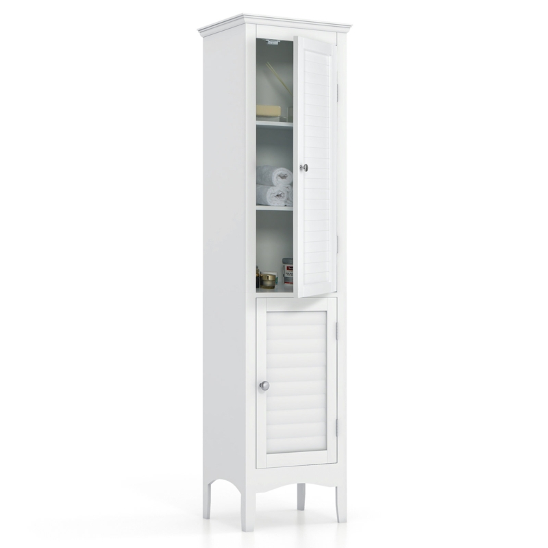 Nixin Freestanding Linen Cabinet