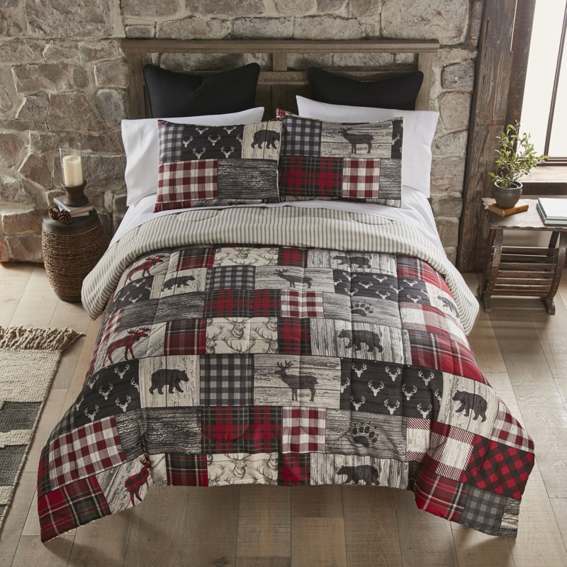 Noella Striped Comforter Set