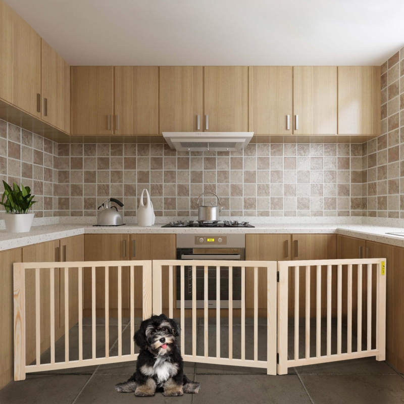 Noemi 17" H Free Standing Dog Gate