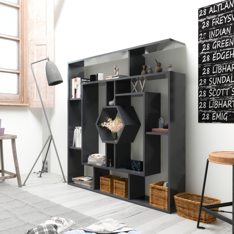 Okane Geometric Bookcase