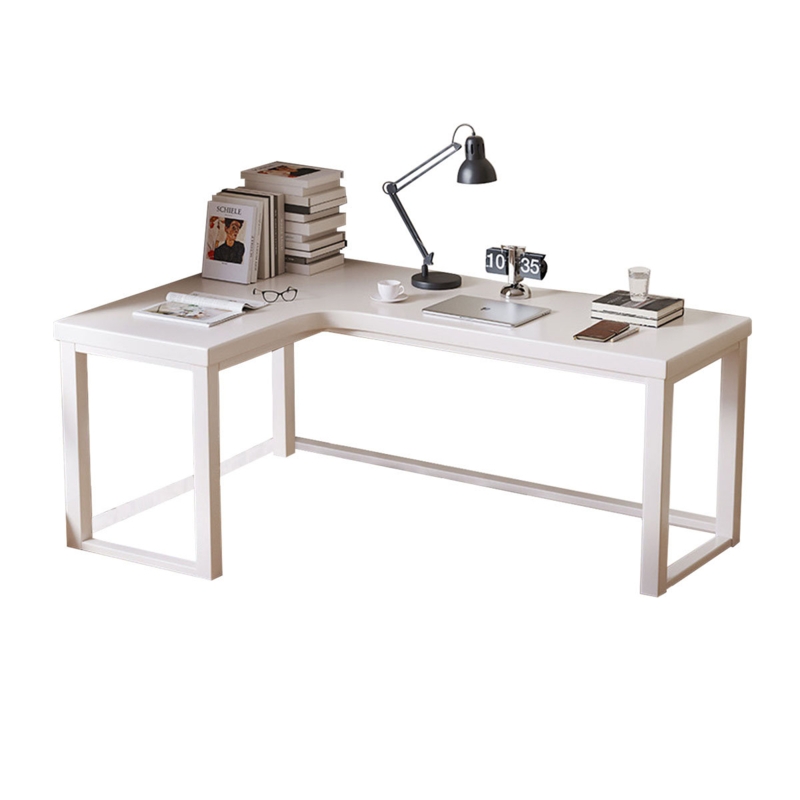 Olethia L-Shaped Solid Wood Writing Desk