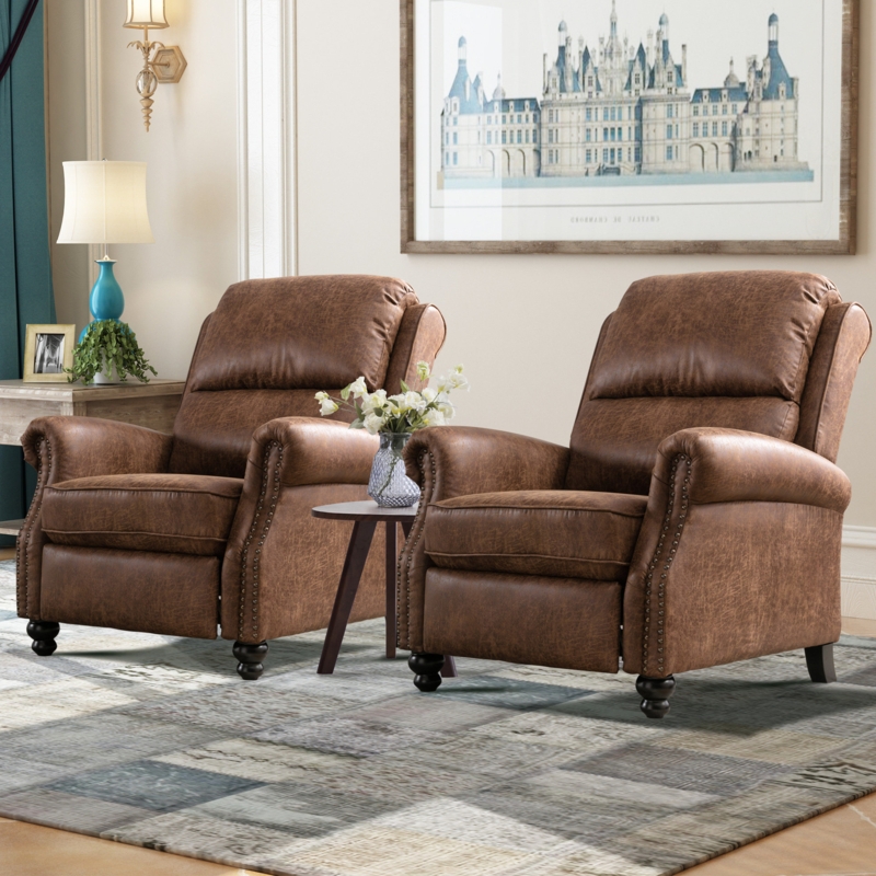 Opperman 31'' Wide Classic Super Soft Pushback Recliner