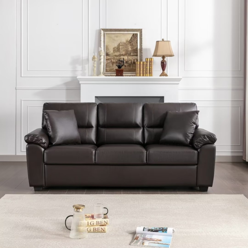 Ornas 82.75'' Faux Leather Sofa