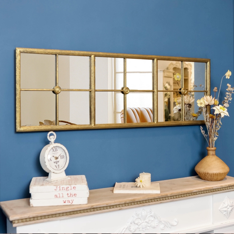 Parkeston Metal Flat Wall Mirror