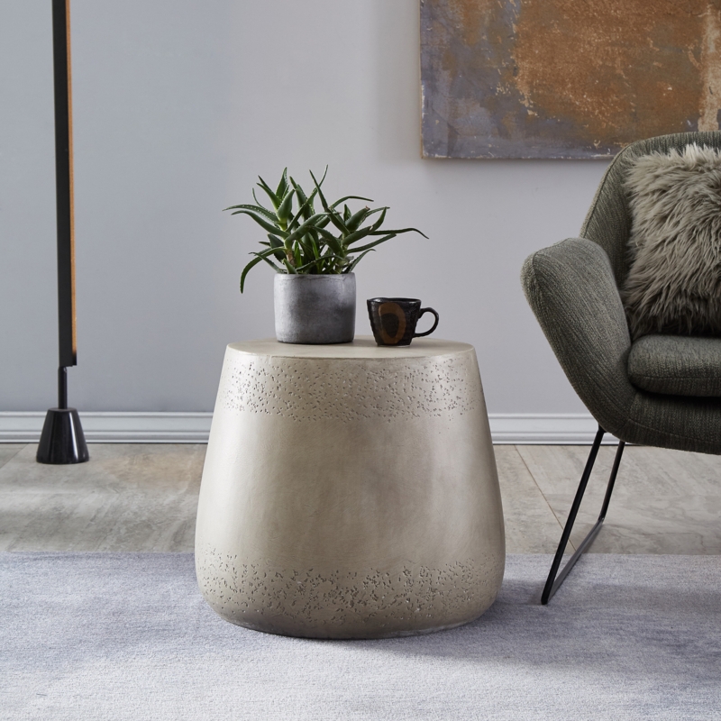 Pedestal End Table