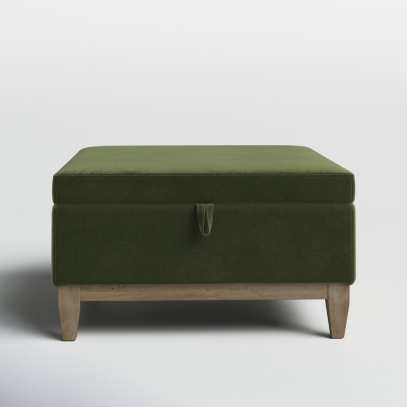 Pera Velvet Storage Ottoman