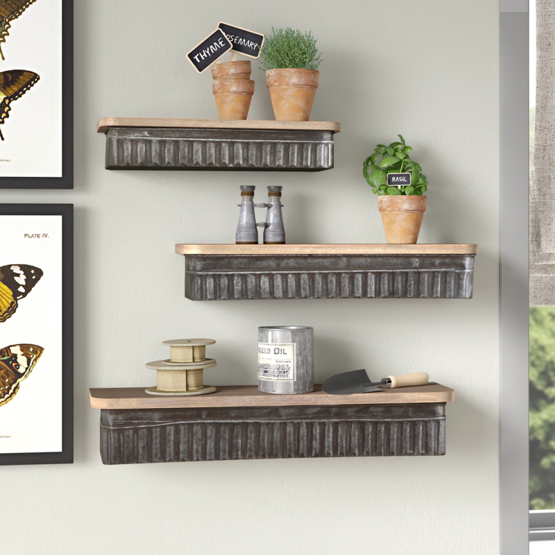 Pipkins 3 Piece Floating Shelf