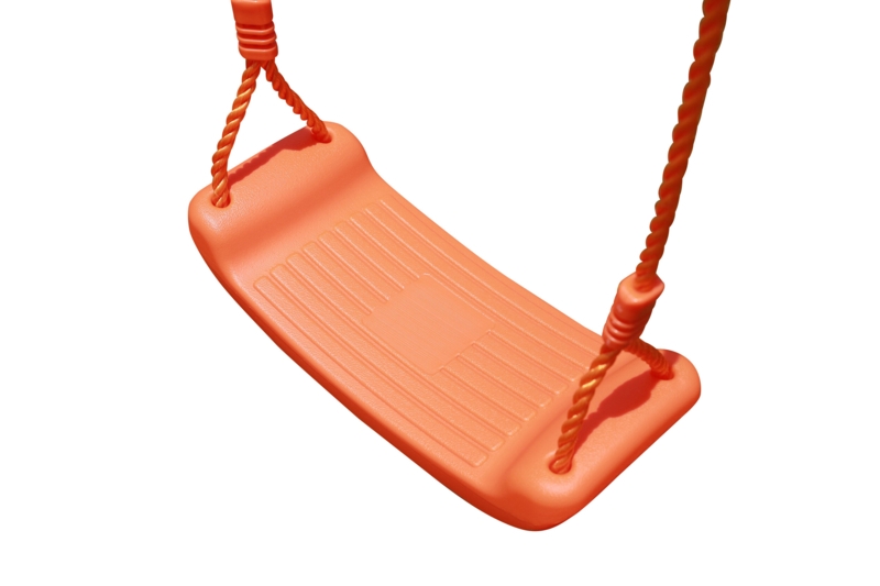 Plastic Kids Seats for Backyard and Playground Belt Swing with Chains and Hooks