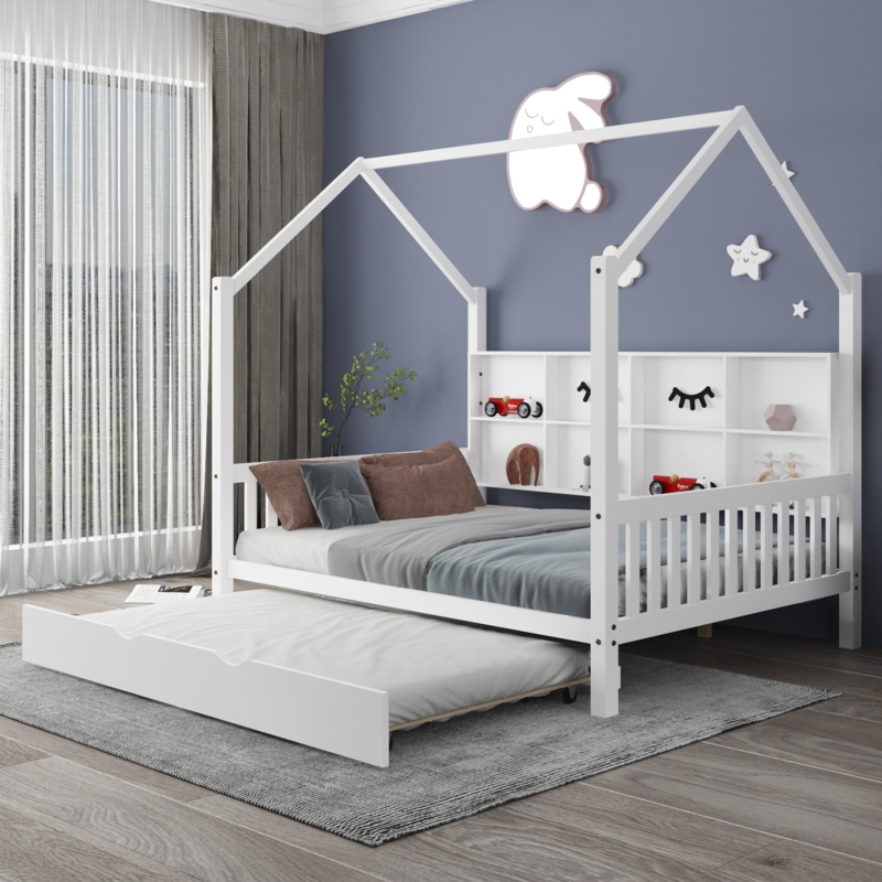 Platform Bed With Trundle by Harper Orchard