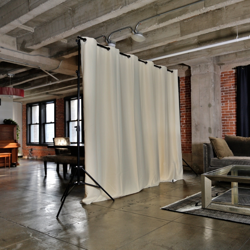 Premium Heavyweight Room Divider Curtains Hanging Room Divider