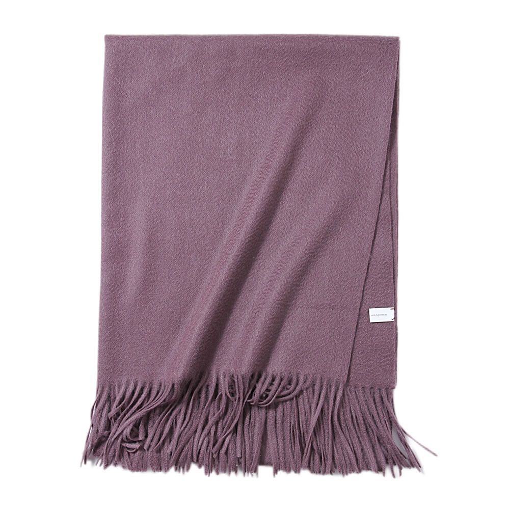 Purple cashmere Shawl | Cashmere Travel Scarf | Cashmere Shrug Wrap, Rose Violet