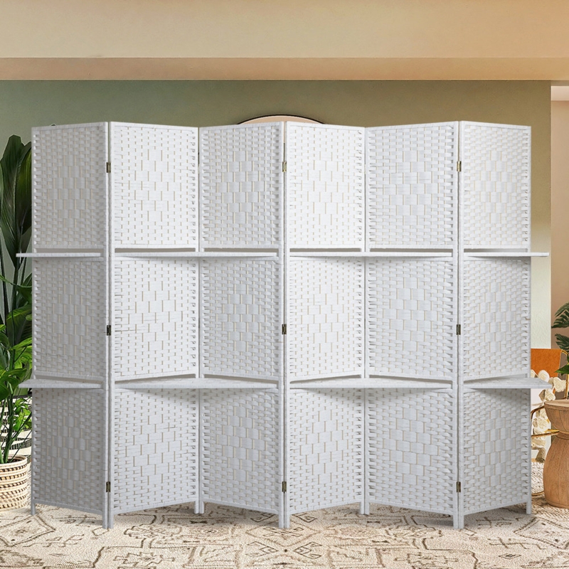 Rahema 108'' W x 70.5'' H 6 - Panel Folding Room Divider