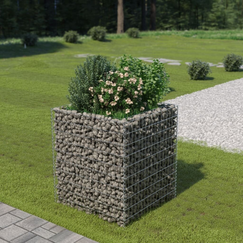 Raised Garden Bed Raised Flower Bed Gabion Basket Galvanized Steel