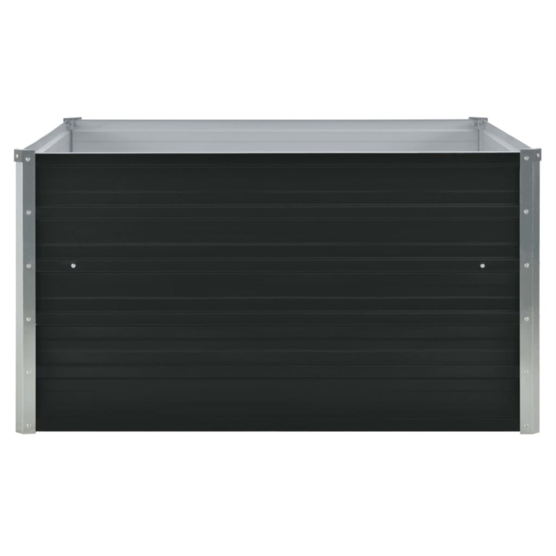 Raised Garden Bed Raised Flower Bed Galvanized Steel Planter Anthracite