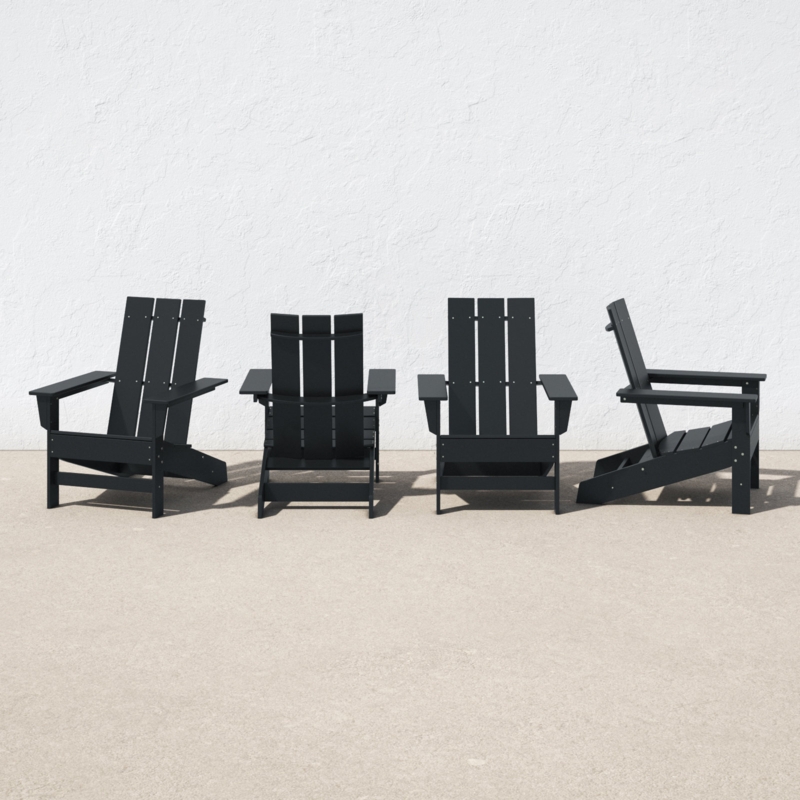 Ratcliff Plastic/Resin Adirondack Chair (Set of 4)