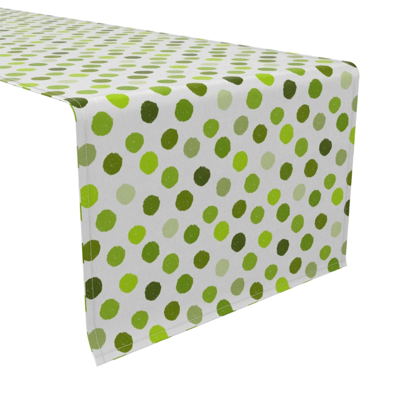 Rectangle Polka Dots Cotton Table Runner