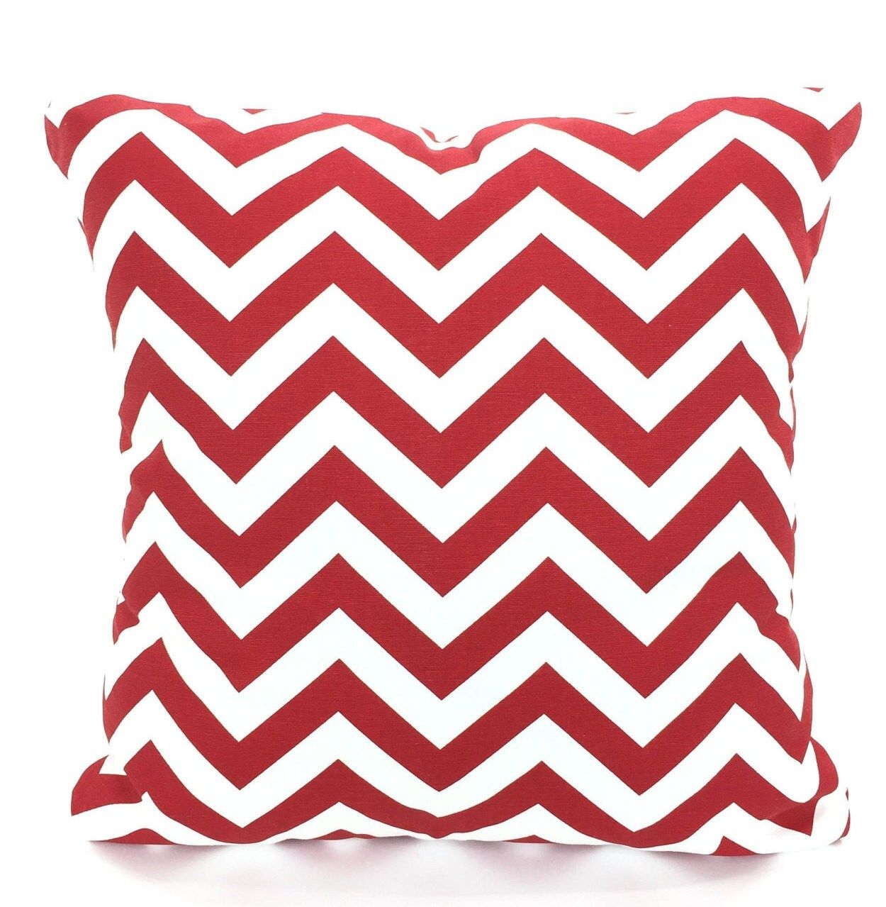 Red White Chevron Pillow Covers, Cushion Covers, Decorative Throw Pillow Holiday Cushions Red White Chevron Zig Zag, One or More ALL SIZES