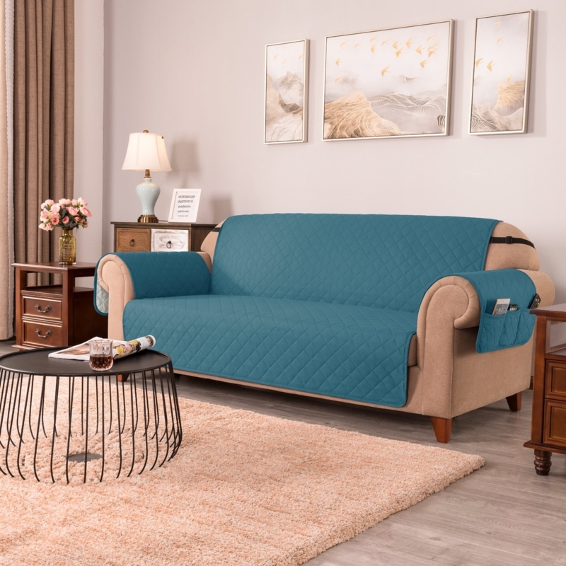 Reversible Comfort Non-Slip Oversize Box Cushion Sofa Slipcover