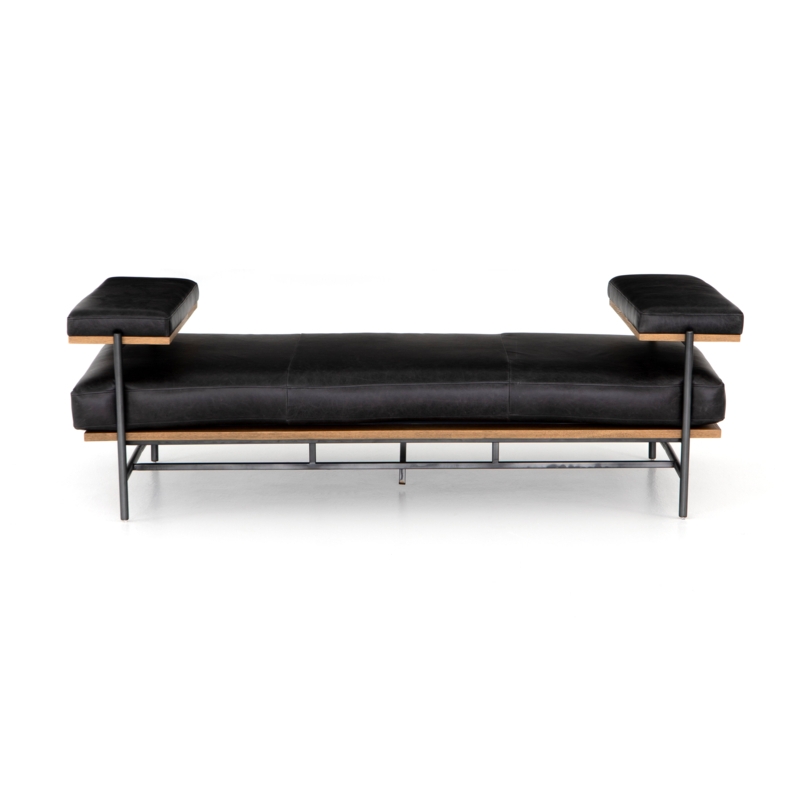 Rindo Leather Chaise Lounge