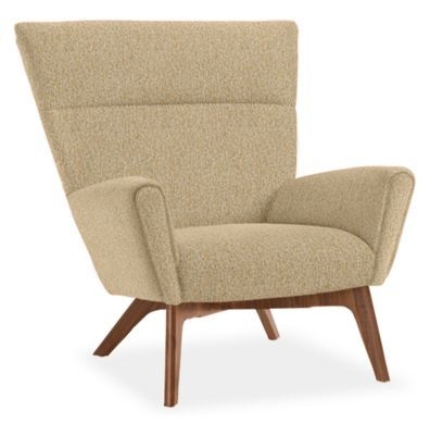 Room & Board | Modern Boden Chair in Yellow Conley Fabric | Stain-Resistant Fabric