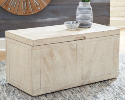 Rountree Solid + Manufactured Wood Vintage Trunk
