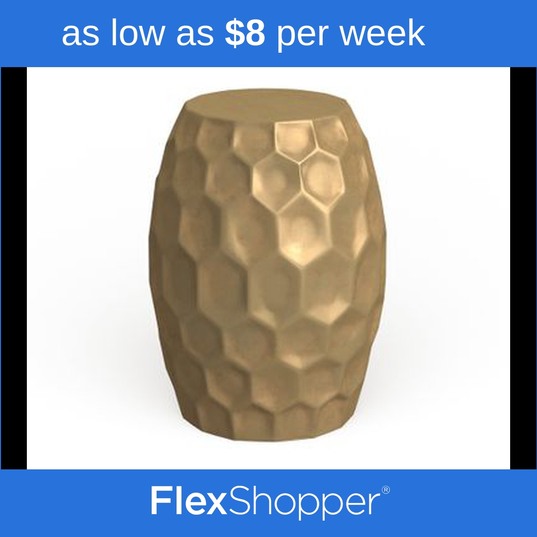 Safavieh Roxanna Antique Brass Side Table Stool - 17" X 17" X 21.8" - Iron/brass - 17" X 17" X 21.8"...