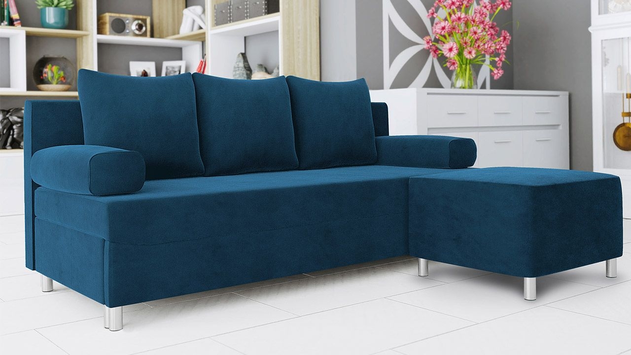 Schlafsofa Dover mit Polsterhocker