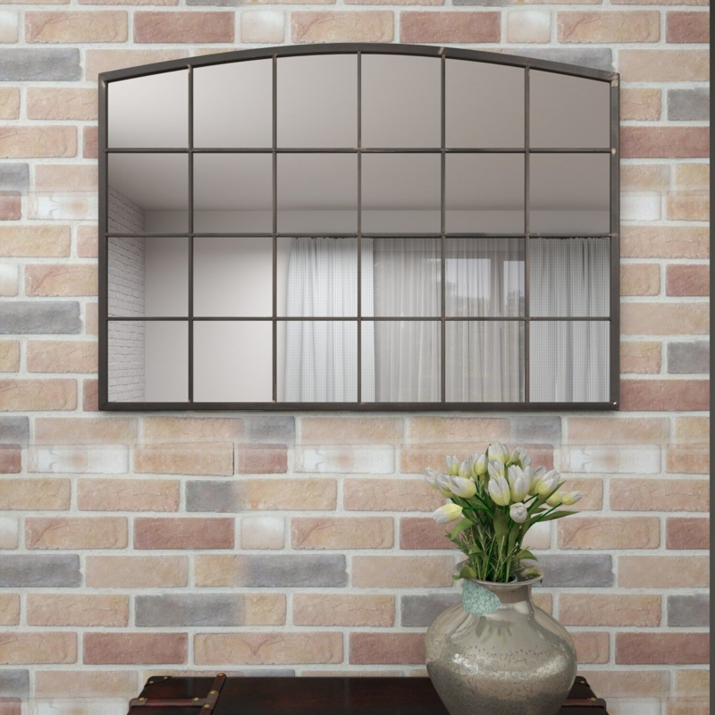 Shandi Iron Rectangle Wall Mirror