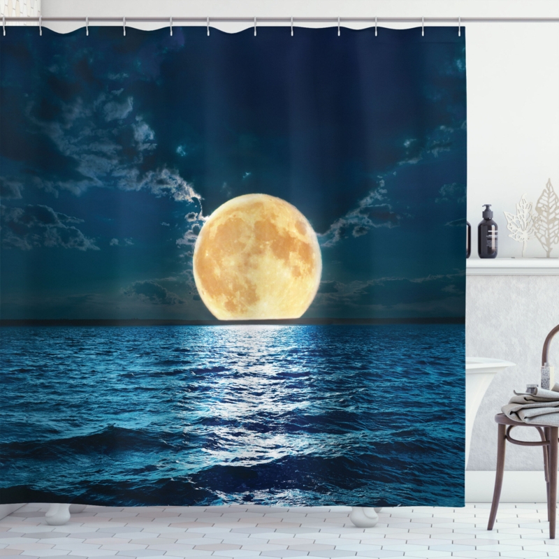 Shower Curtain with Hooks Included