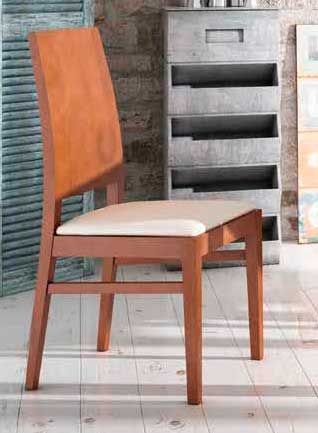Silla Ata Tapizado Polipiel Beige Ocean