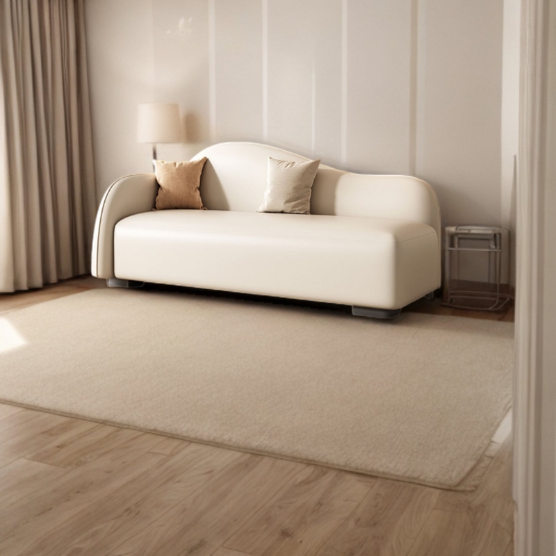 Simple Modern Curved Sofa Sofa Living Room Bedroom Leather Chaise Lounge