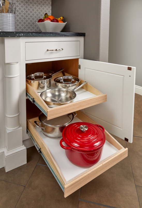 Slide-Out Shelf Made-to-Fit Full Extension Rails