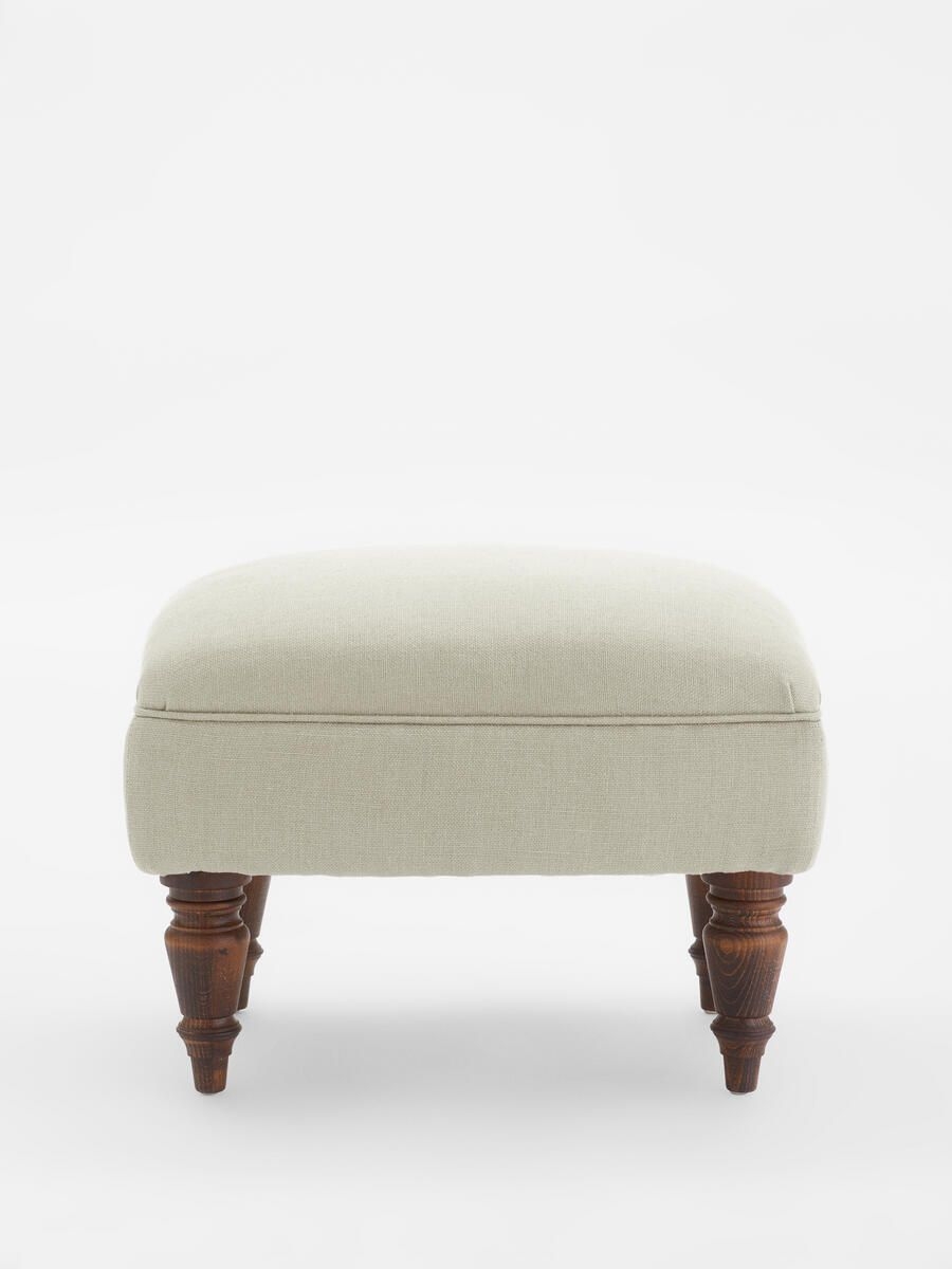 Soho Home Stanton Ottoman, Linen Natural